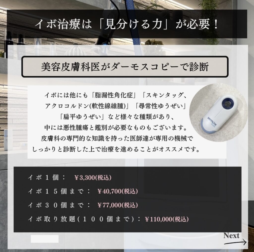 イボ治療の見分け方