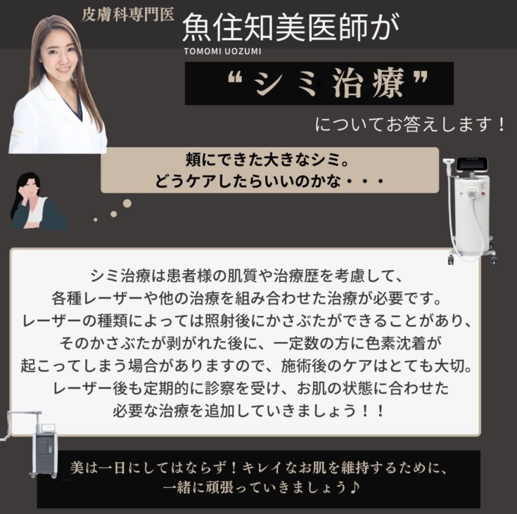 魚住医師シミ治療
